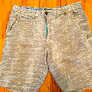 Modern Amusement, flat front shorts